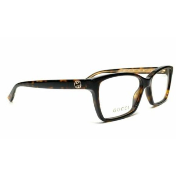 Gucci Women's Havana Rectangle Eyeglasses! - Picture 3 of 3